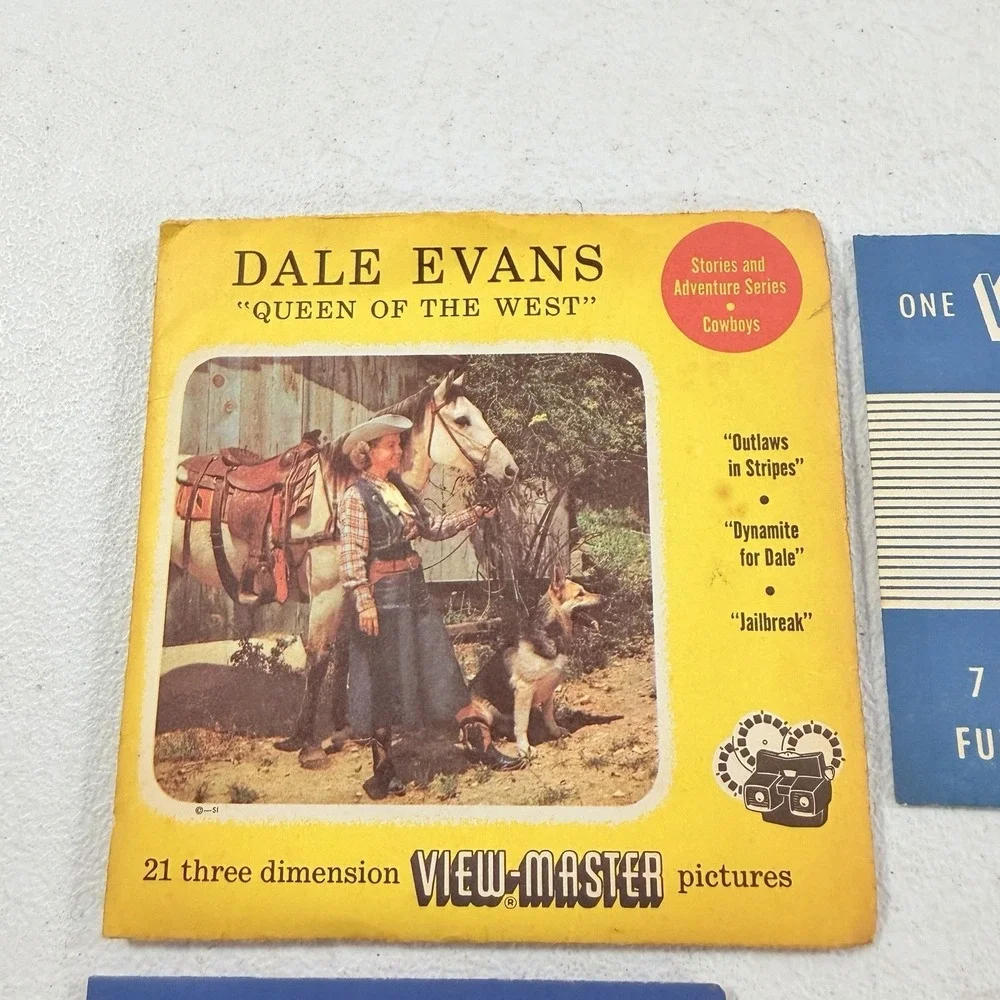 Dale Evans‎ Queen of the West VINTAGE 1955 Sawyer's View-master Reel Set